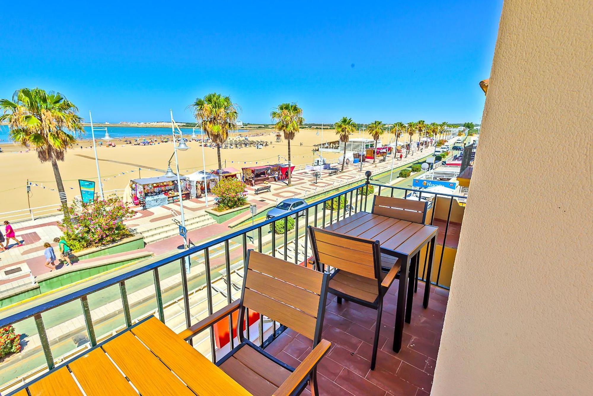 Beachfront Duplex 1ª Linea & Terraces Oceanfront El Puerto de Santa María Kültér fotó